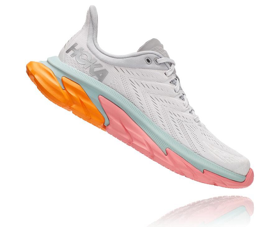 Hoka One One Hardloopschoenen Heren - Clifton Edge - Wit - LY5819403